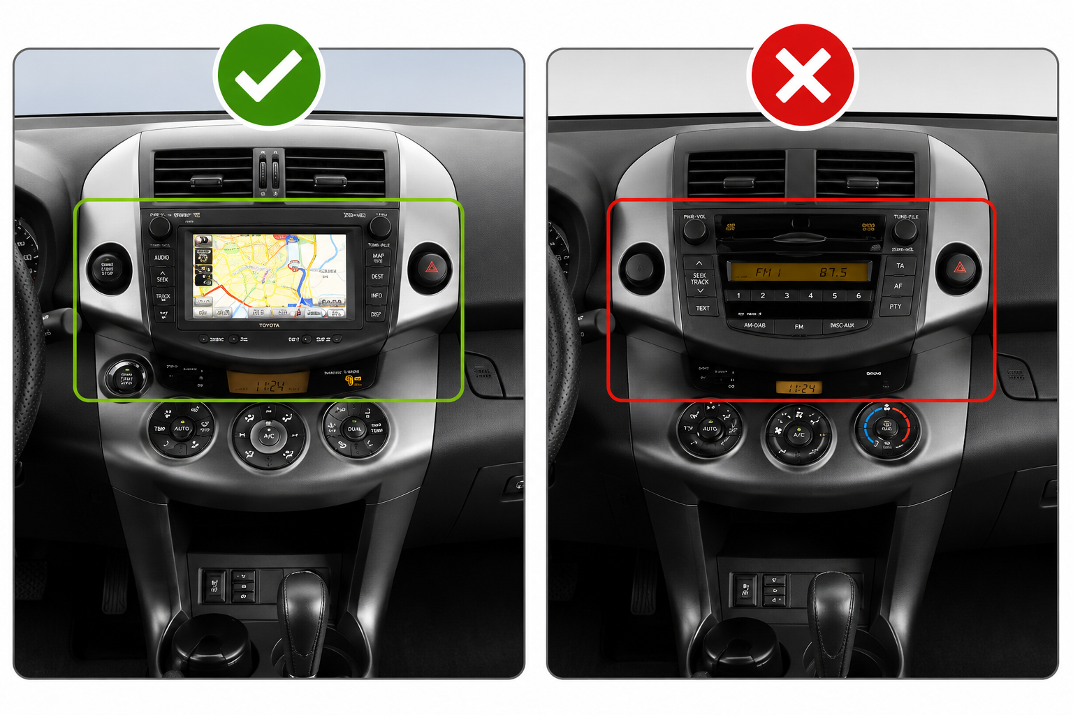 Kompatibilita pro 2DIN chytré autorádio Toyota RAV4 III 2006-2012  evtech.cz